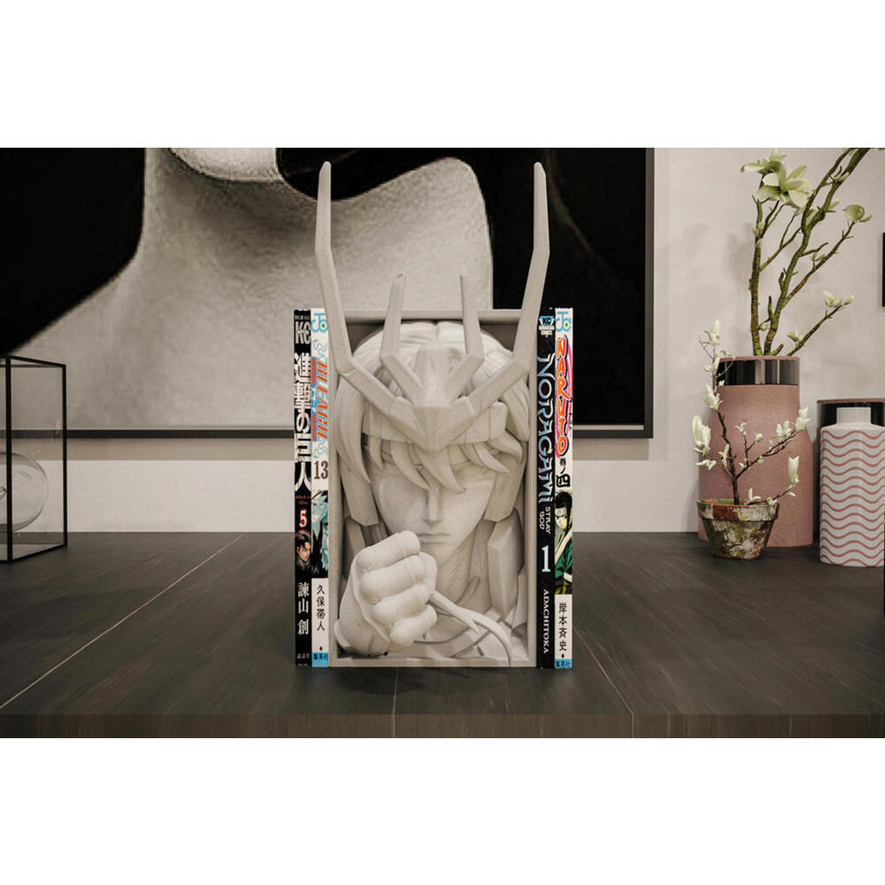 Dragon Saint Shiryu Anime Book Nook - 3D Printed Manga Shelf Insert